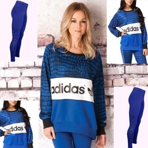 Adidas Originals NY Croc Print  leggings Sweatshir